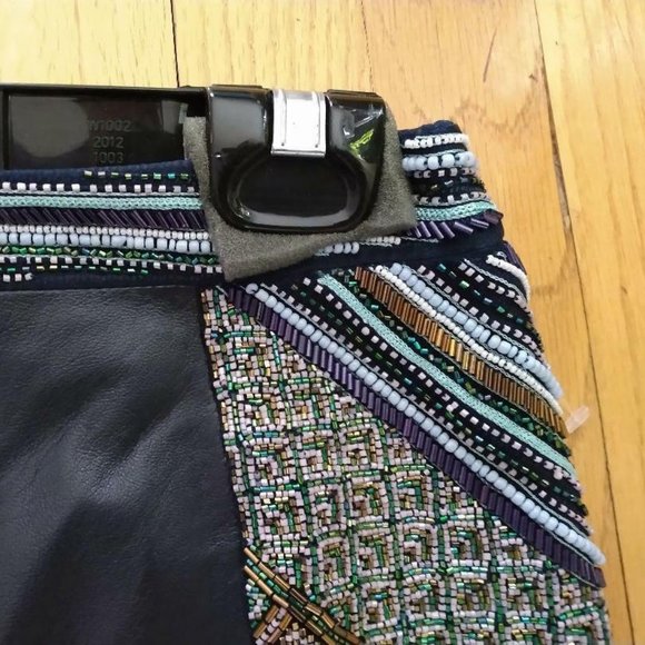 KORA RAE MINI SKIRT leather size 4 - Picture 6 of 8